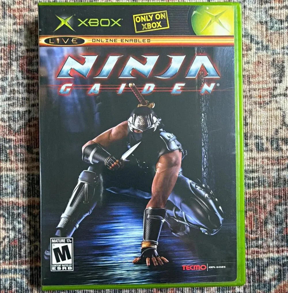 Tecmo Ninja Gaiden Microsoft Xbox Action Manual M Rated 2004 NTSC-U/C